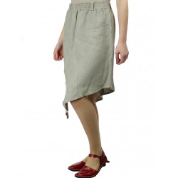 Asymmetrical linen skirt Naturally Podlasek