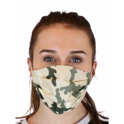 Protective face mask made of cotton