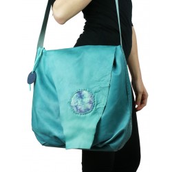 Turquoise shoulder bag Naturally Podlasek