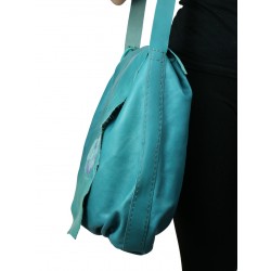 Turquoise shoulder bag Naturally Podlasek