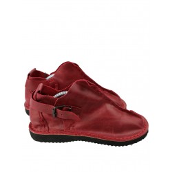 Handmade red Vagabond shoes.
