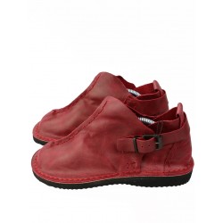 Handmade red Vagabond shoes.