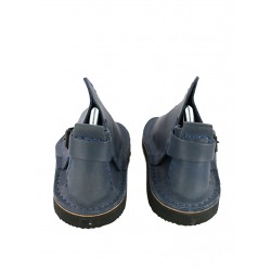 Handmade gray Vagabond shoes.