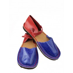 Ręcznie robione kolorowe sandały damskie pracowni Trek