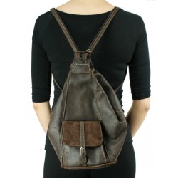 Leather Handbag / Backpack NP