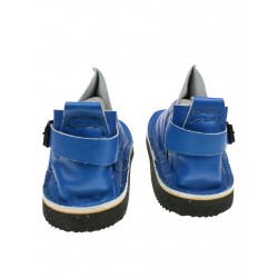 Handmade blue Vagabond shoes.