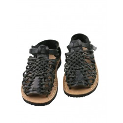 Black sandals with Trek straps