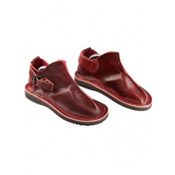 Handmade leather red Vagabond shoes.