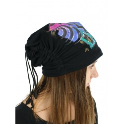 Hand-painted 3-in-1 cotton jersey cap
