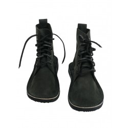 Handmade leather shoes in black