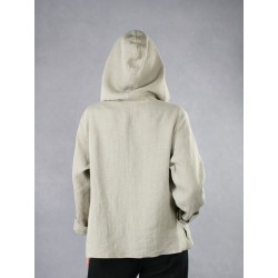 Linen hoodie NP
