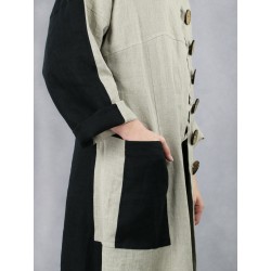 Long linen coat for women NP