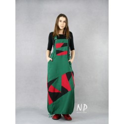 Long dungarees made of linen NP