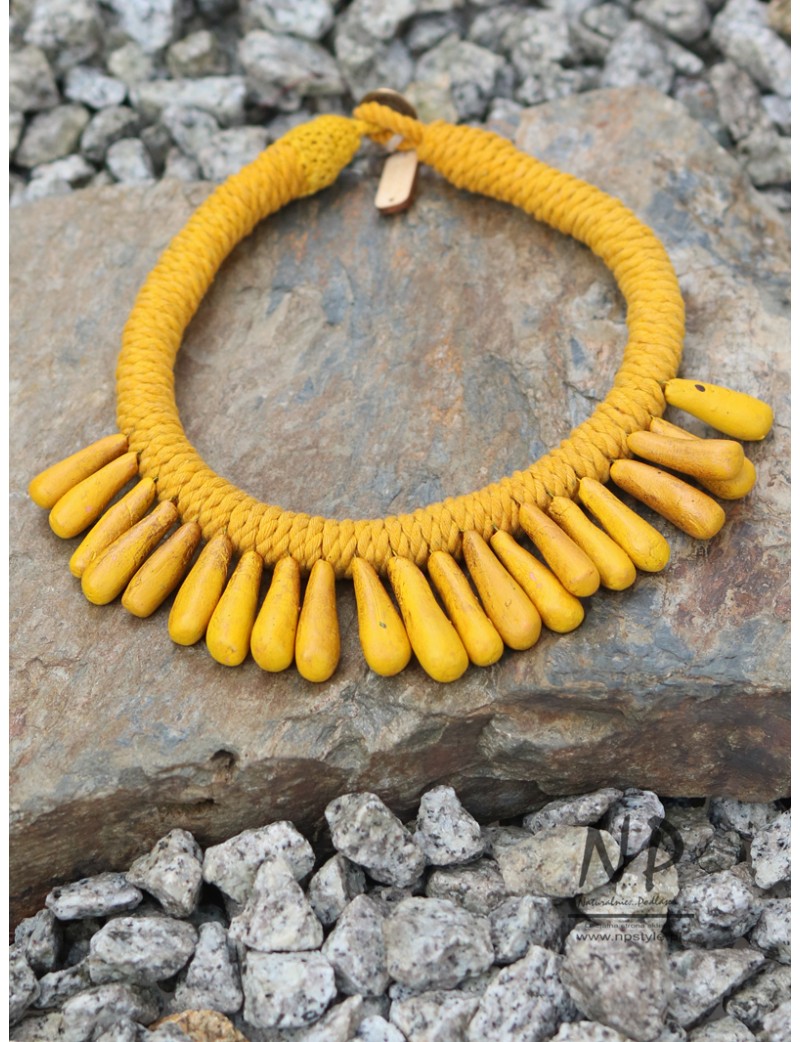 String necklace - handmade necklaces 50-60 cm