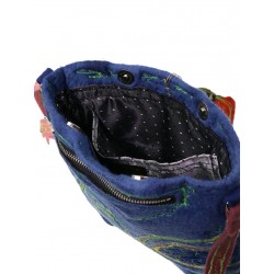 Small wet felted wool bag