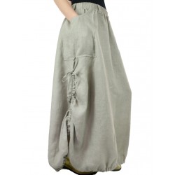 Avant-garde linen skirt of Podlasek