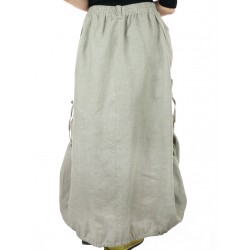 Avant-garde linen skirt of Podlasek
